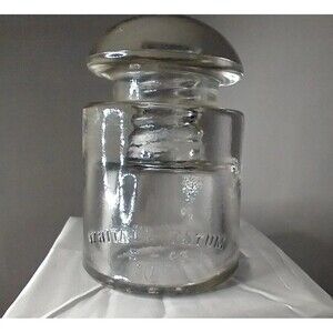 Vintage Whitall Tatum 5 - 45 Insulator CSG  - Clear great condition please READ